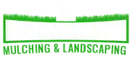 Green logo for a landscaping company with the words