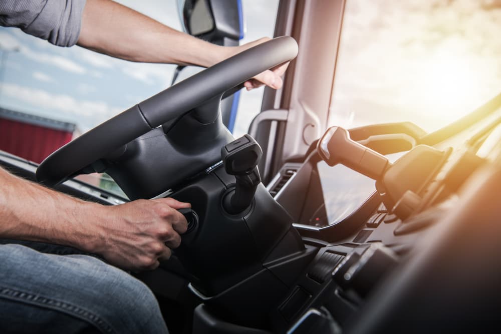 Person Driving Truck — Reliable Driver Training in Darwin, NT