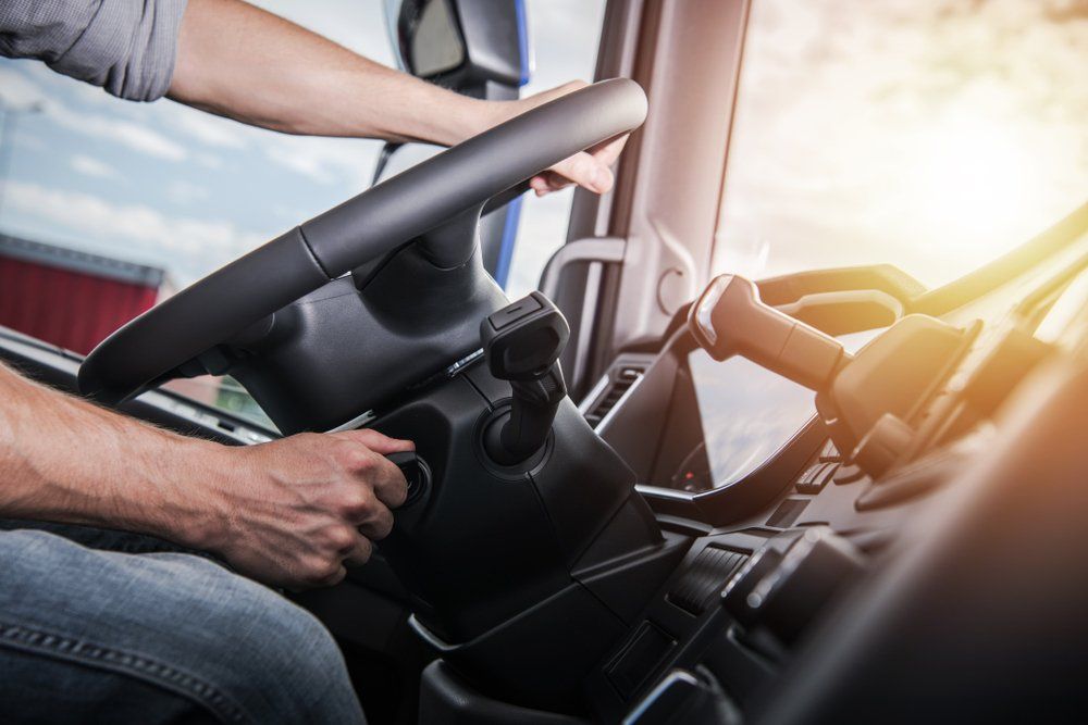 Man Driving Truck — Reliable Driver Training in Darwin, NT