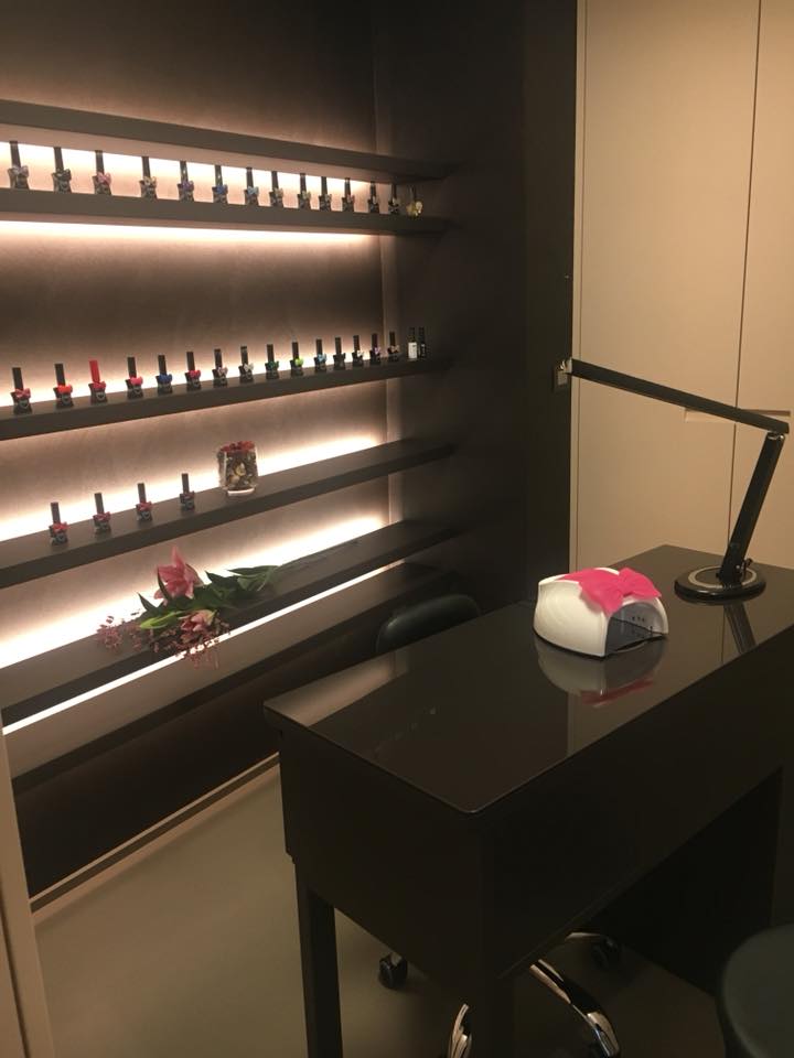 Sala accoglienza di un centro estetico