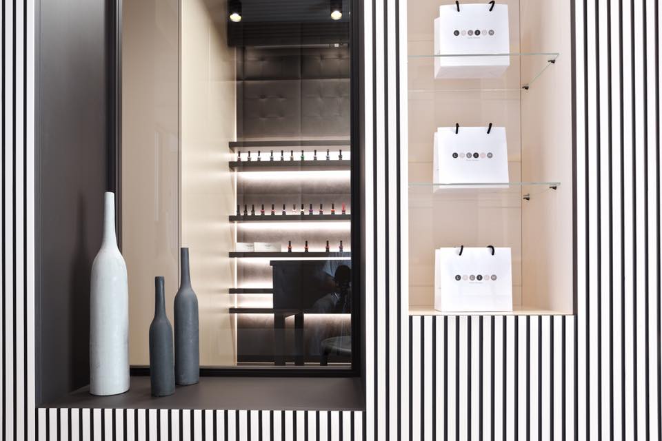 Entrata di un centro estetico