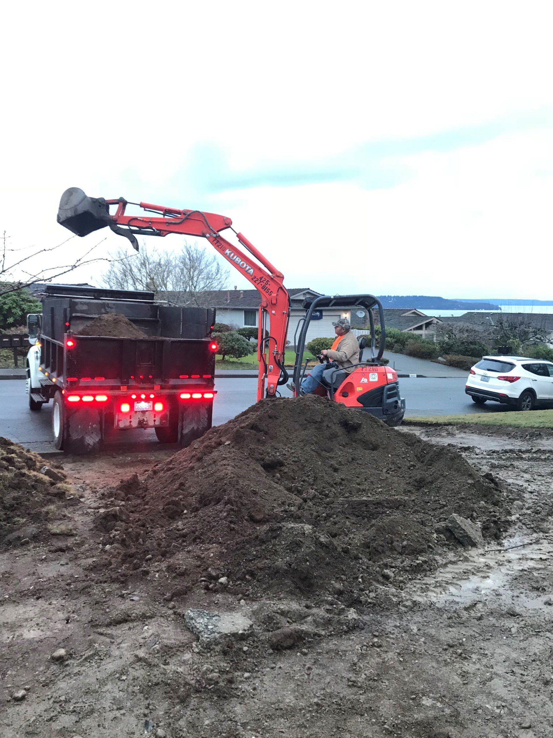 Dirt — Dirt Hauling In Process In Everett, WA