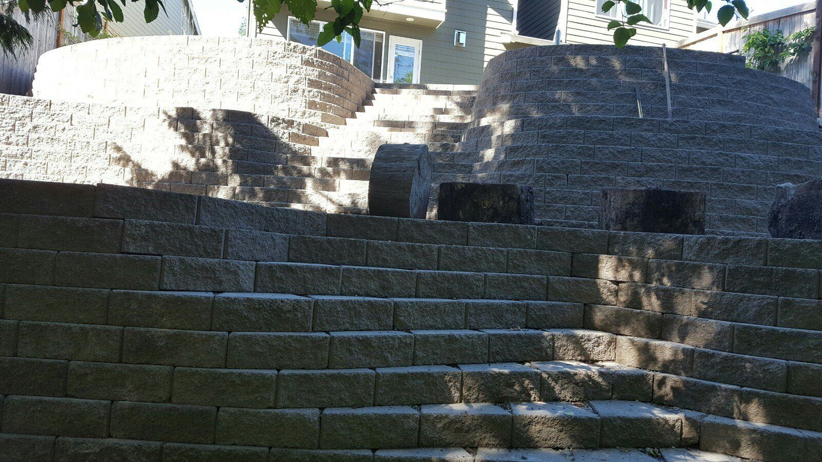 Driveway Leveling — Backyard Levels With Steps In Everett, WA