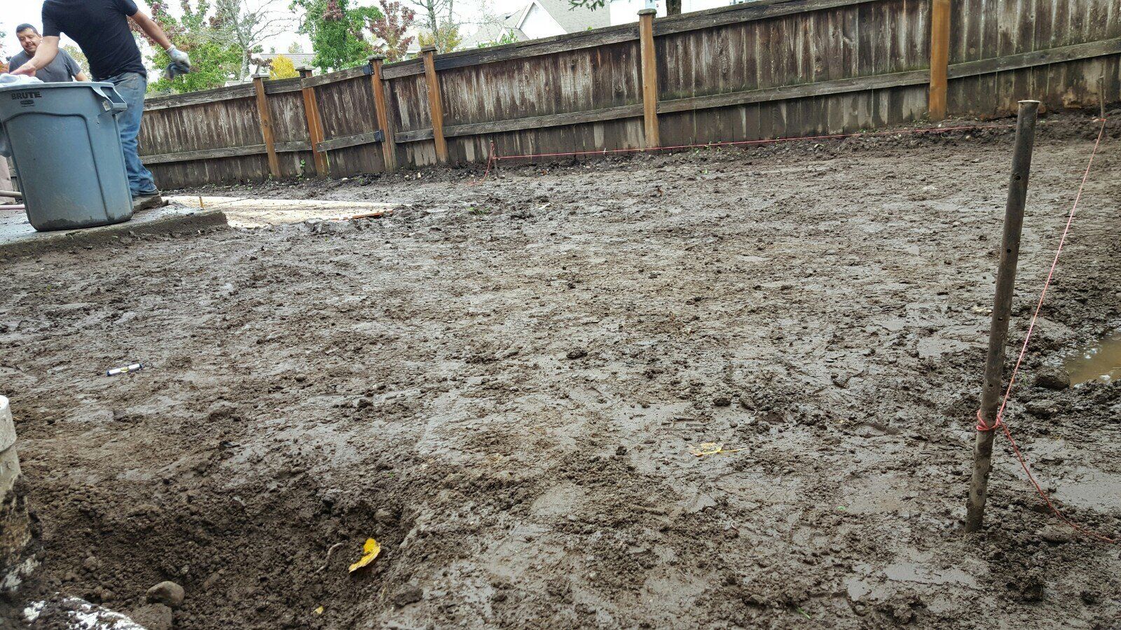 Remodeling — Brick Backyard Before In Everett, WA