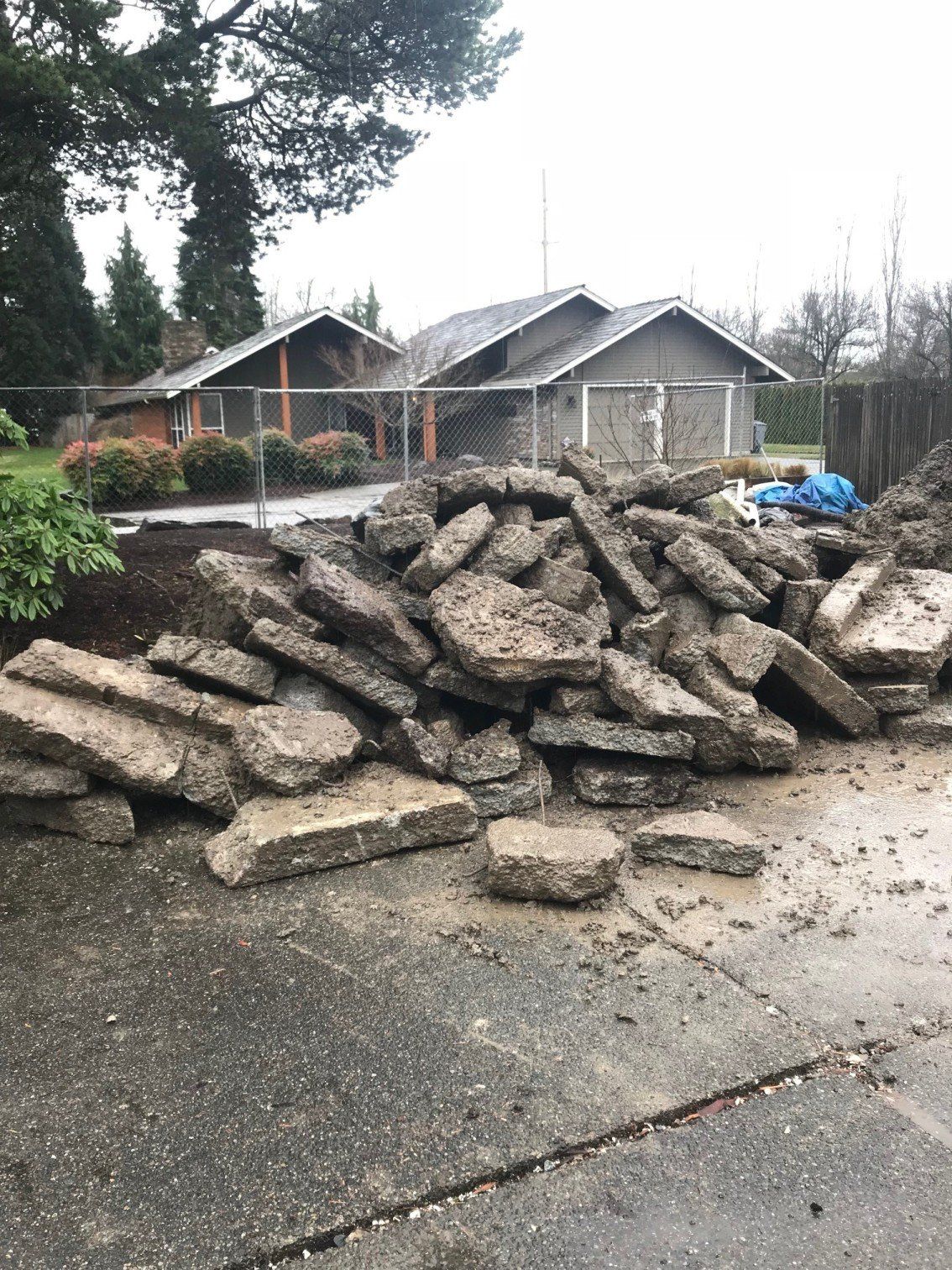 Sidewalk — Driveway And Sidewalk Demolition In Everett, WA