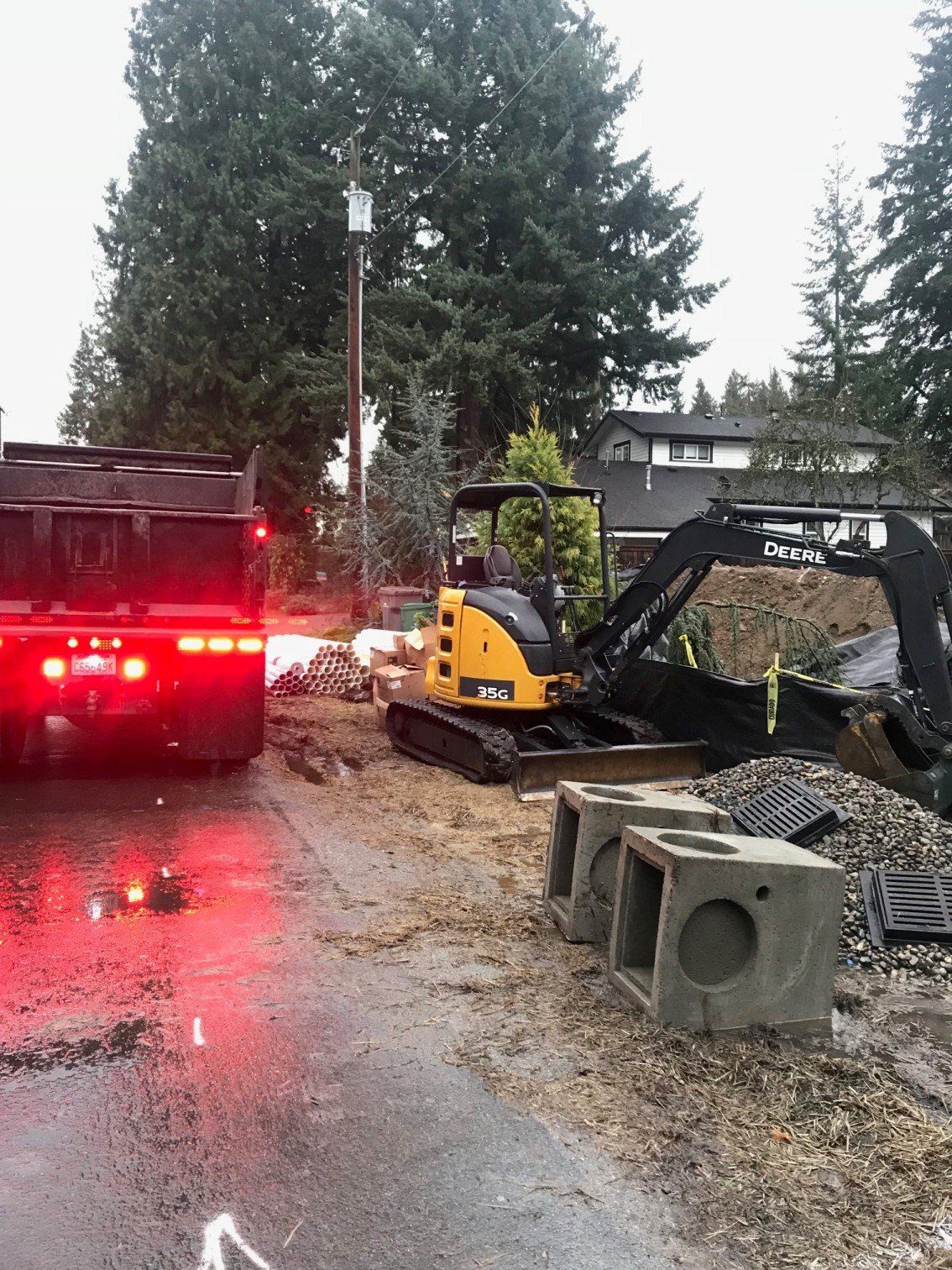 Removing Dirt — Excavator Removing Dirt And Debris, WA