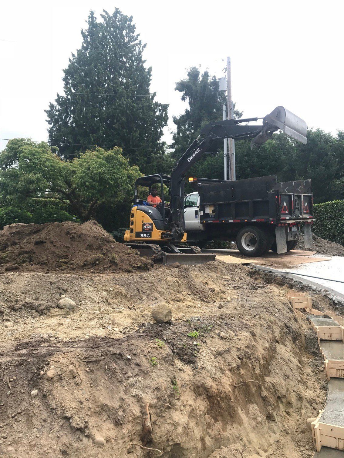 Cement — Preparing For Laying Down Cement In Everett, WA