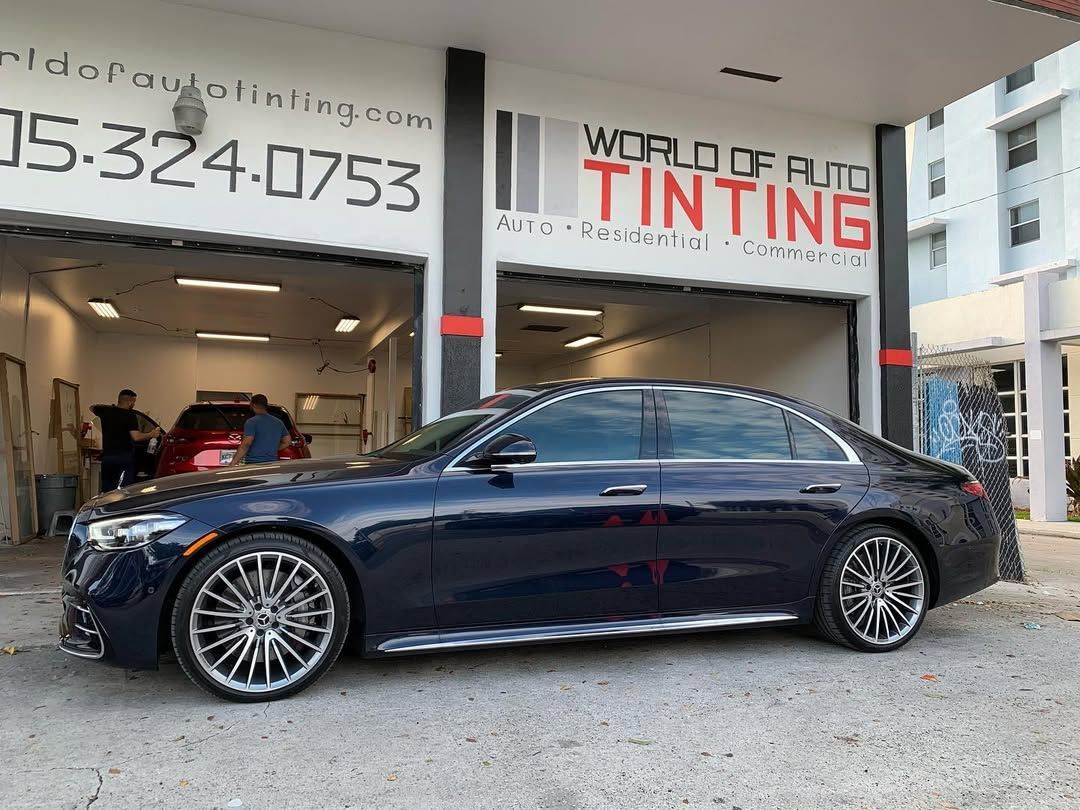 Ceramic Window Tinting on car