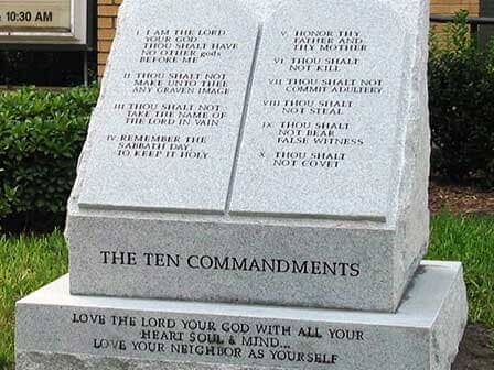 Ten Commandments Monument - Burial Monuments in Brandenton, FL