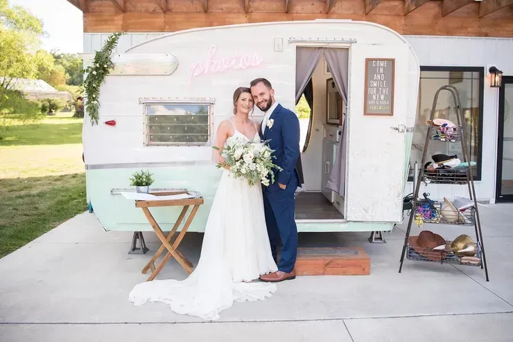 joy bird photo booth camper