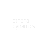 The athena dynamics logo is on a white background.