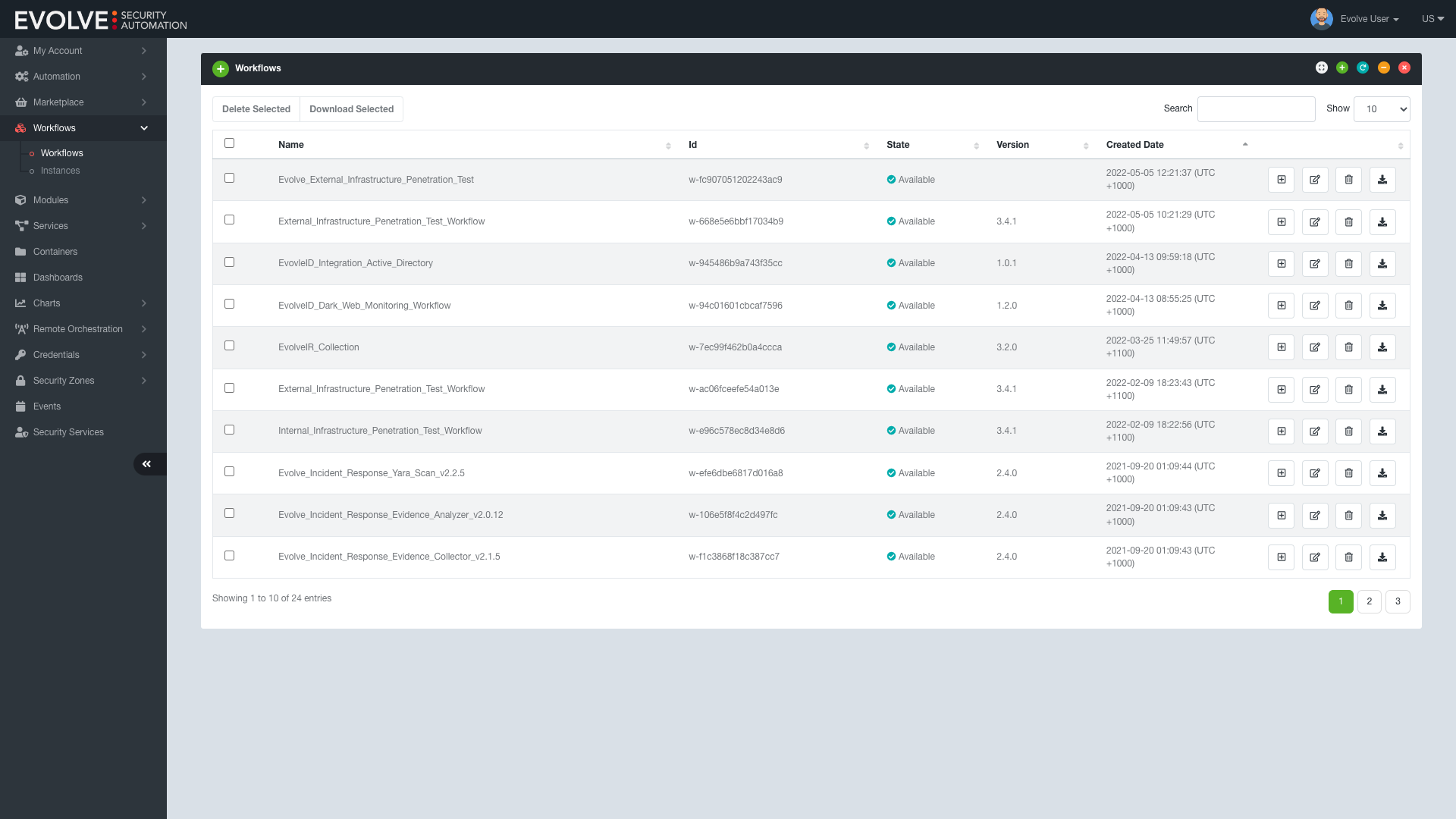 A screenshot of a computer screen showing a list of emails.