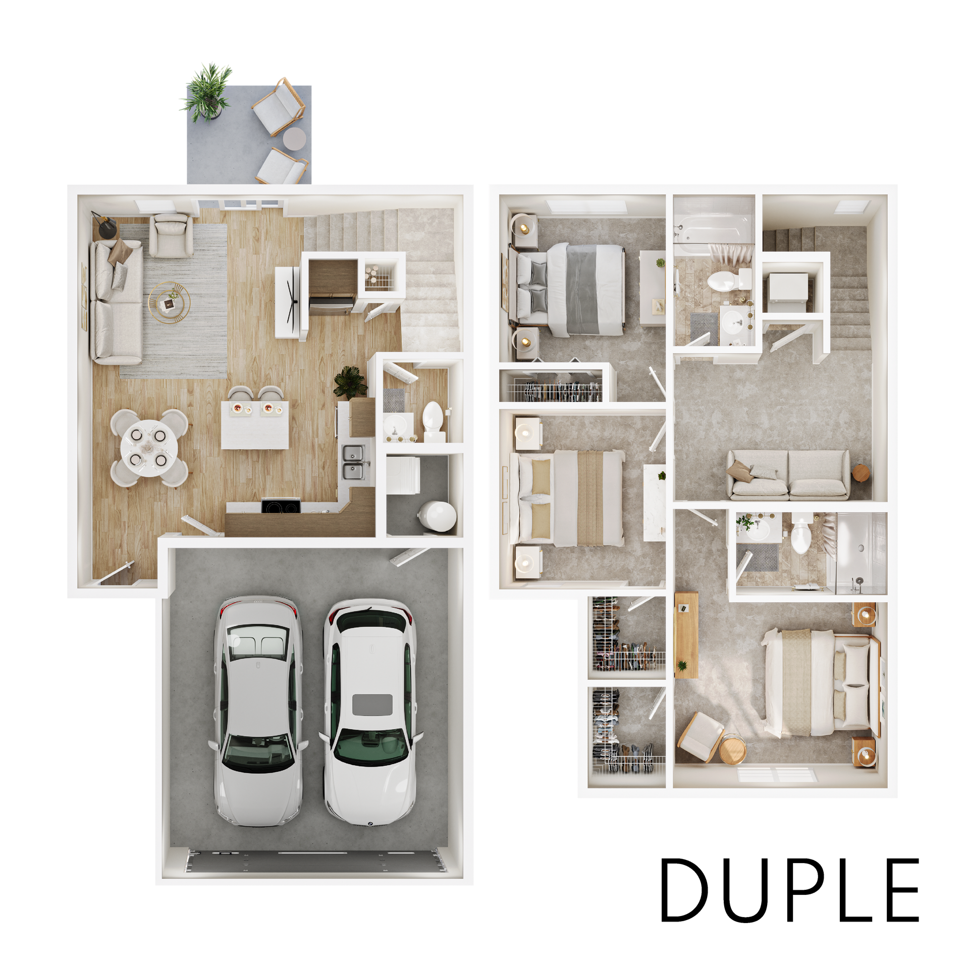 Duple floor plan 