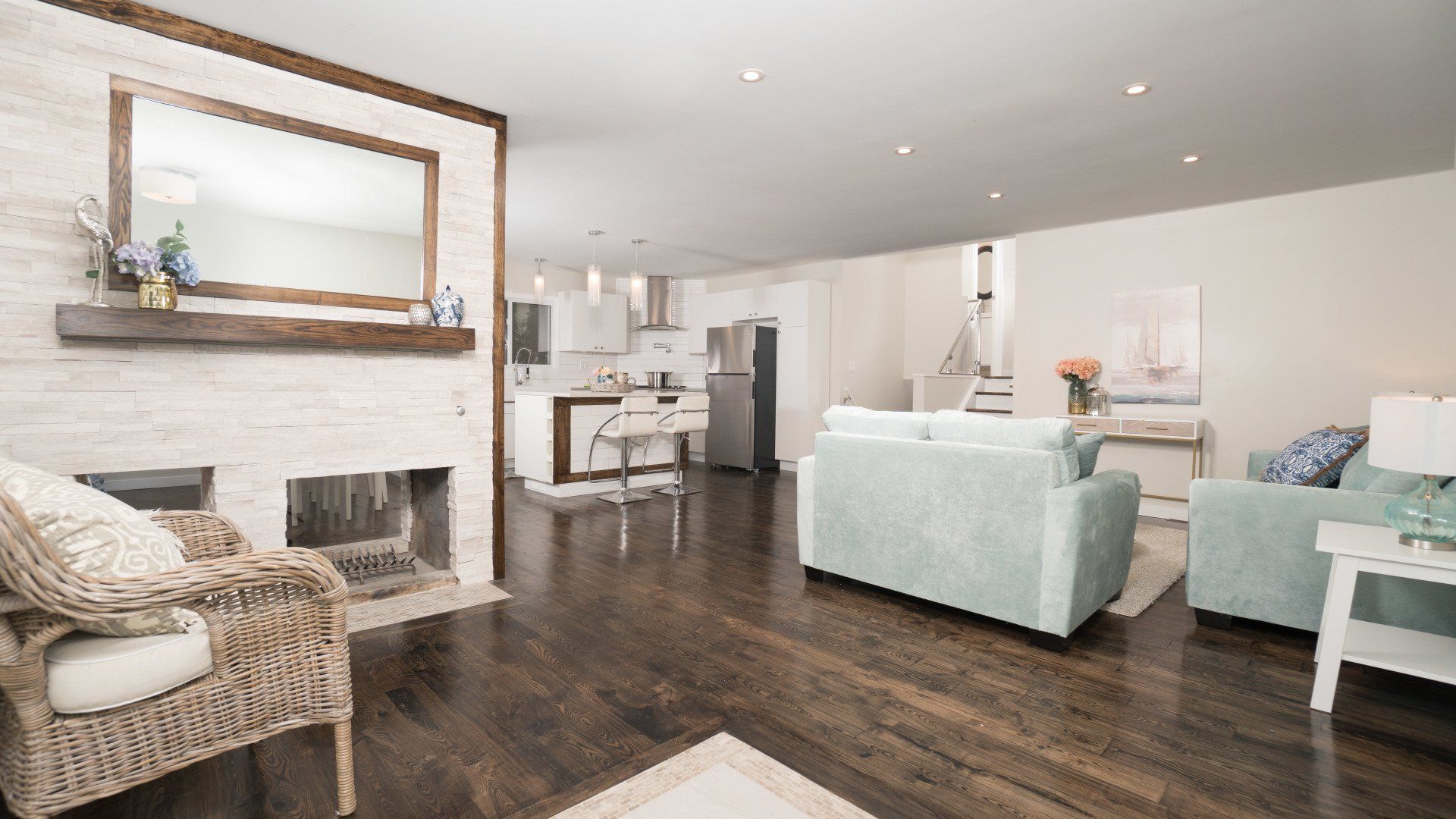 luminous visual residential interior