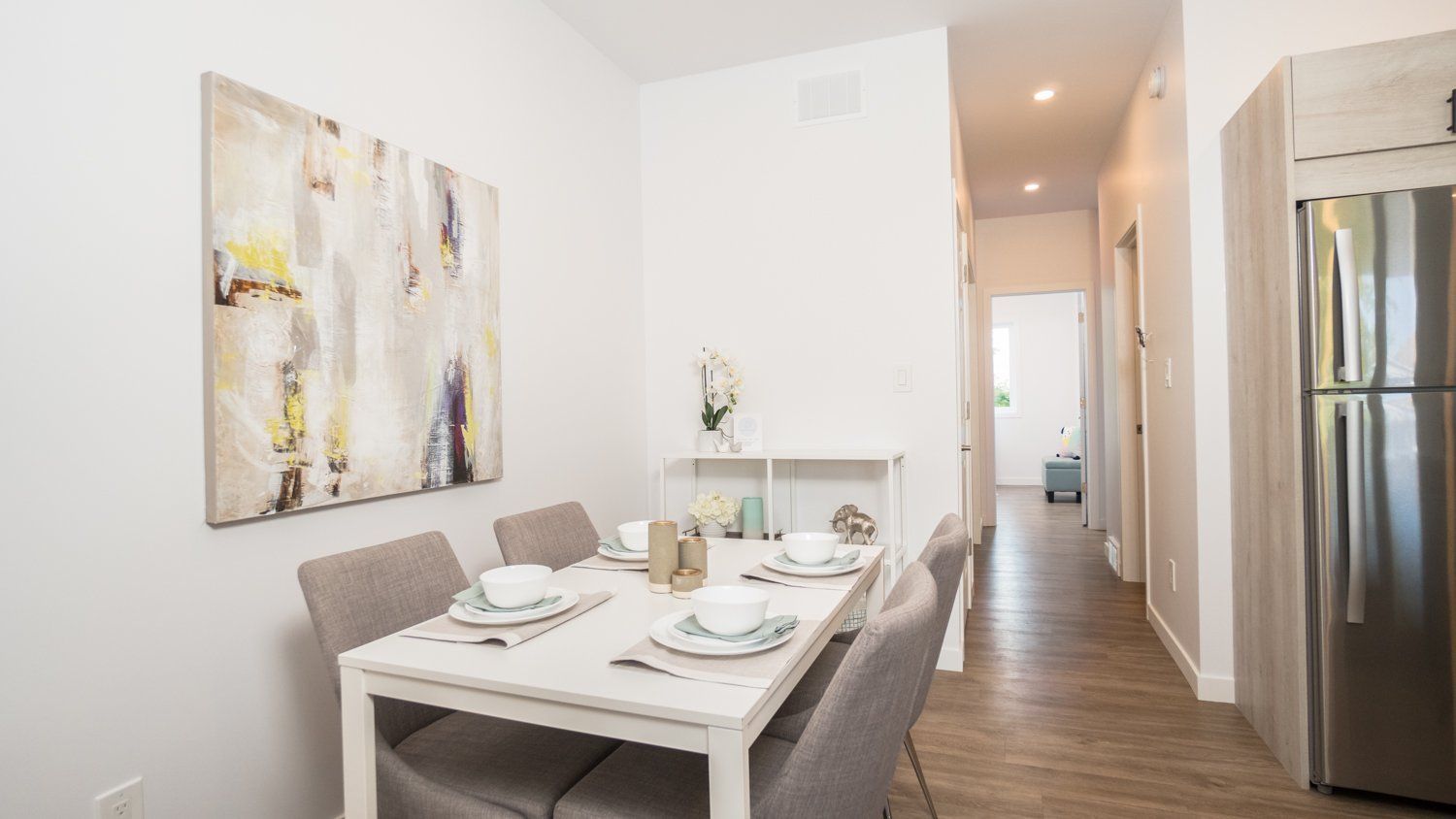 luminous visual residential interior