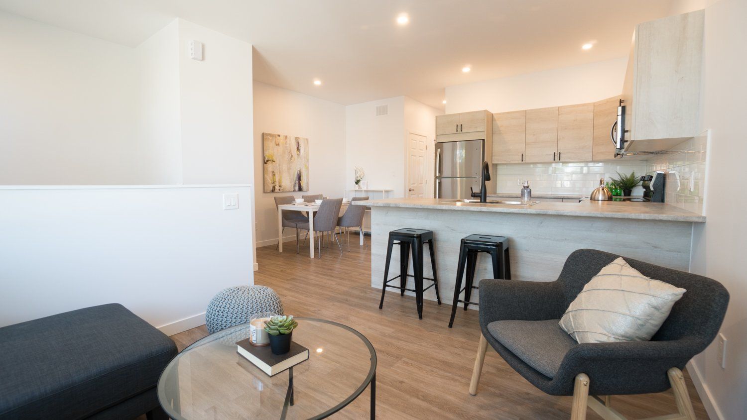 luminous visual residential interior