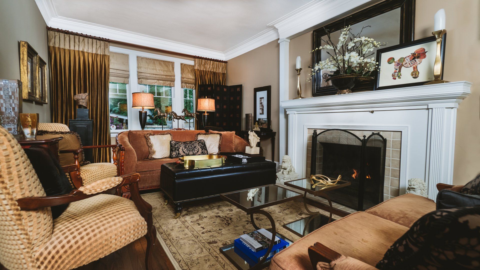 luminous visual residential interior