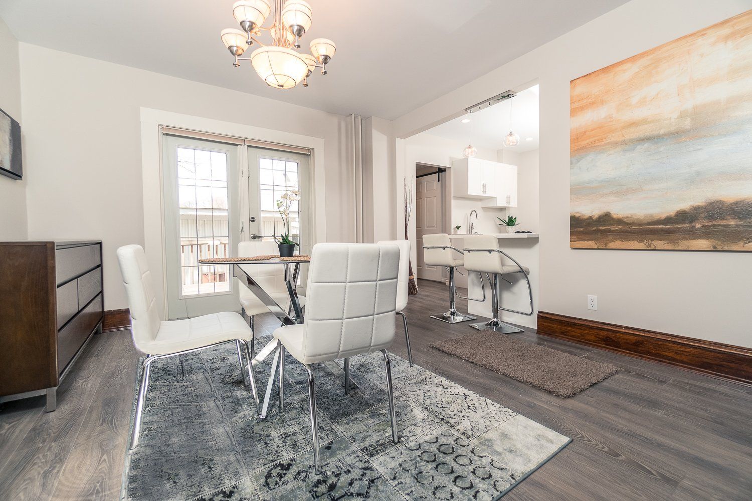 luminous visual residential interior