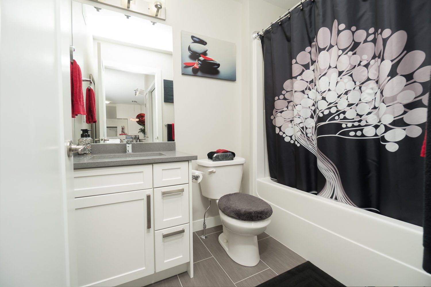 luminous visual residential interior