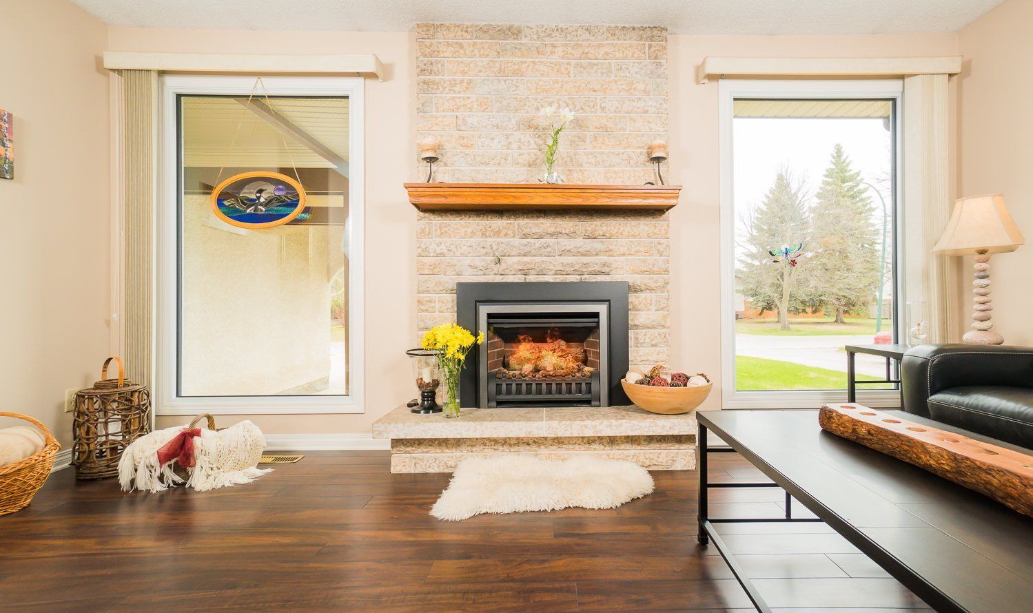 luminous visual residential interior