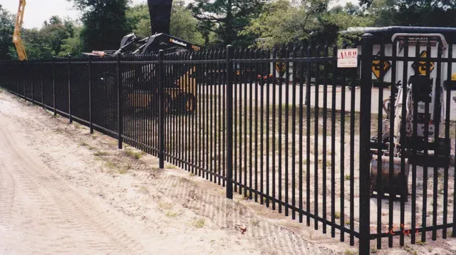 Black aluminum fence — Brooksville, FL — AARO Fence Inc.