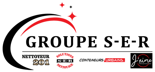 Un logo noir et rouge pour le groupe ser