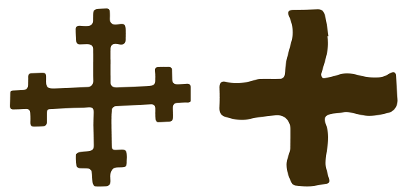 Turkish rug motifs, cross