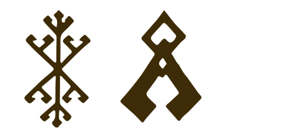 Turkish rug motifs, human figure