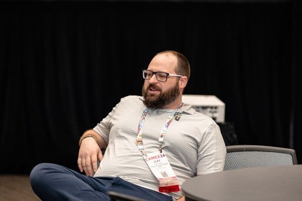 Clay Ludlow. director, retail services, Cedarville University Campus Store, Cedarville, OH, discussed how his store uses AI. 