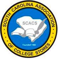 The logo for the south carolina association of college stores.