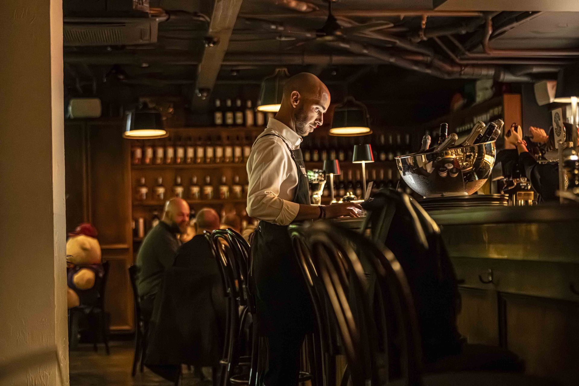 Host at the bar