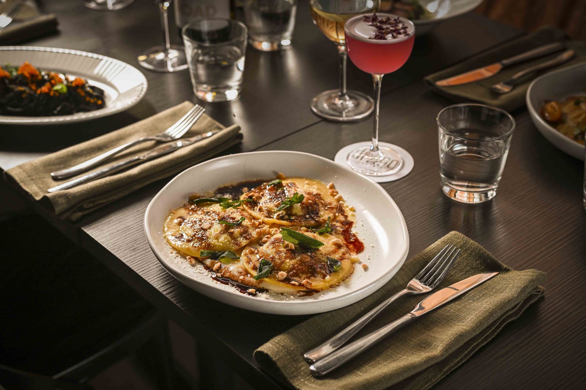 plate of Italian food