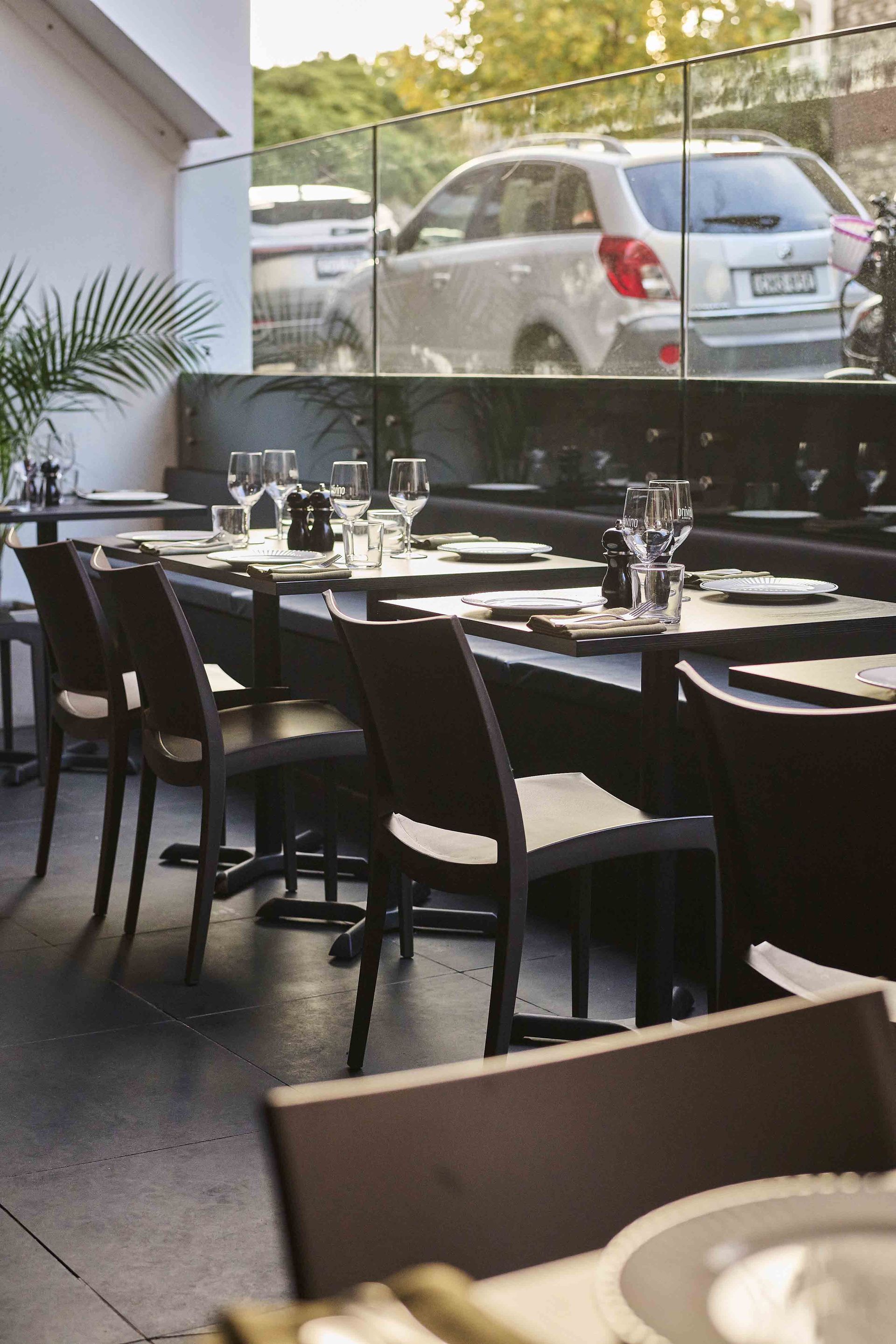 Divino Osteria terrace seating