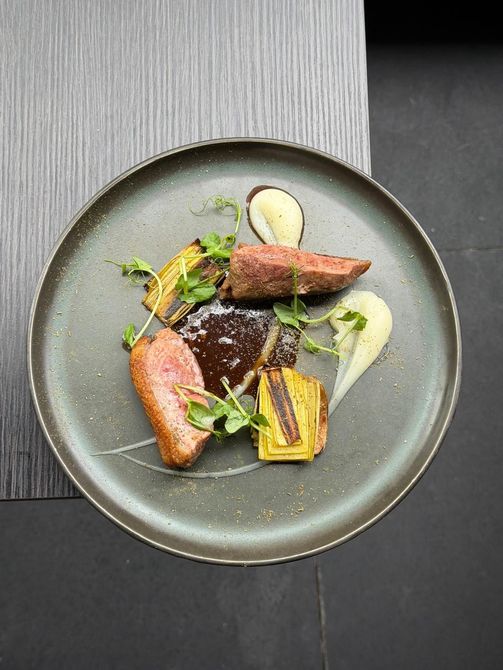 Pan seared  duck breast