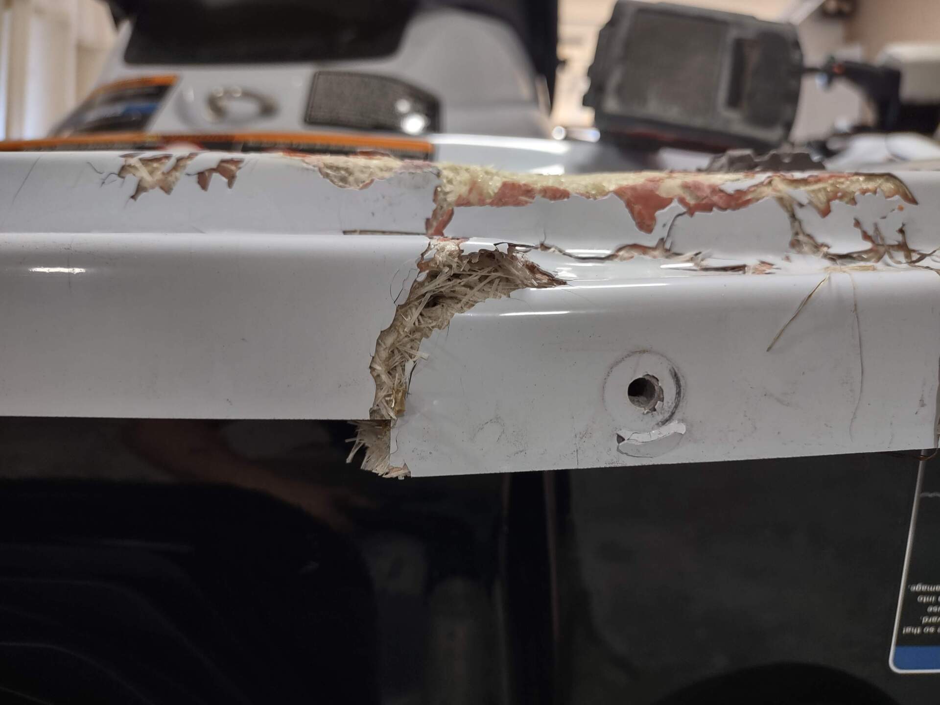 Seadoo Waverunner Jet Ski Damage Fiberglass Repair