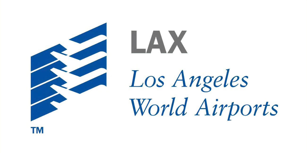 The logo for lax los angeles world airports