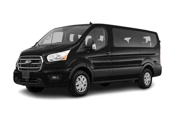 A black van is shown on a white background.