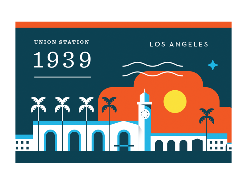 The union station in los angeles was built in 1939