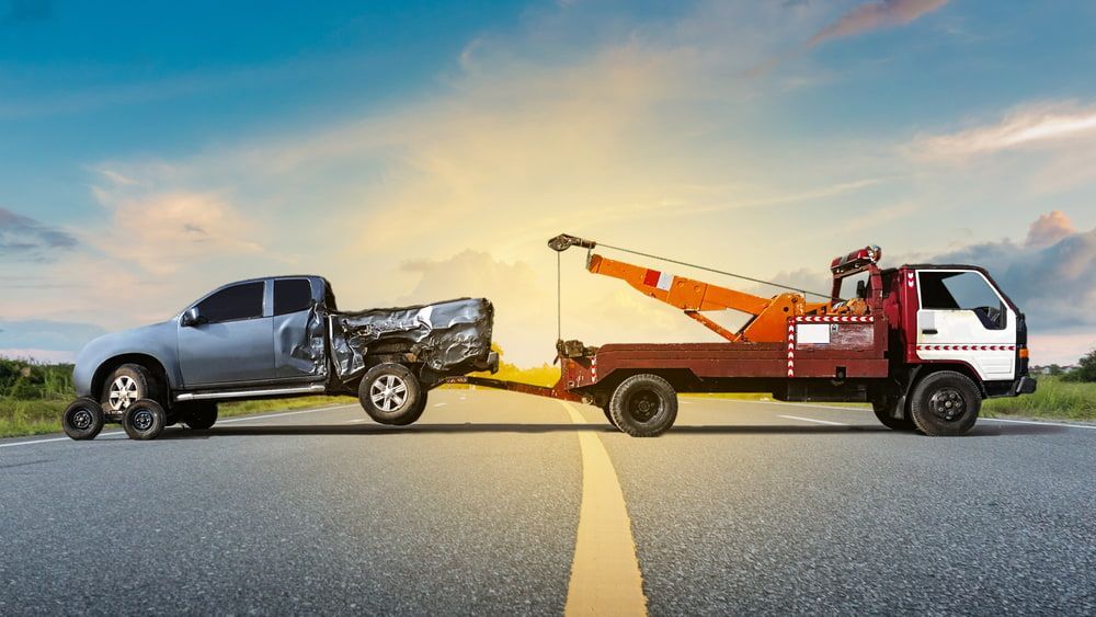 Towing a Damage Car — Towing in Coolah, NSW