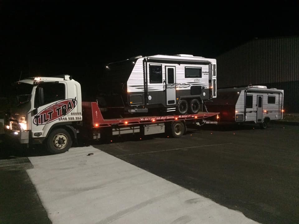 Truck Towing Caravans — Towing in Cobar, NSW