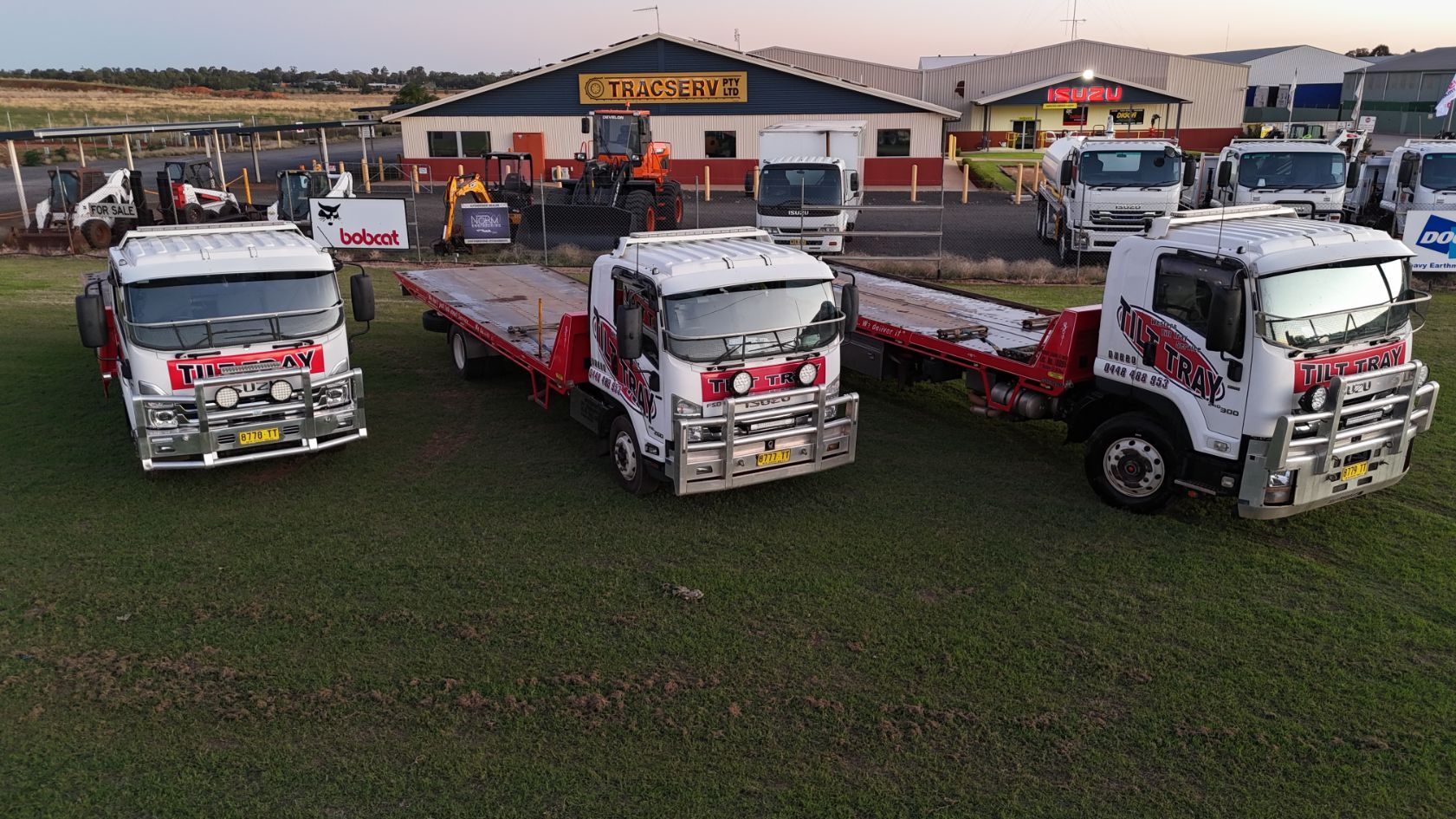 Worksite on Tow Truck — Towing in Dubbo, NSW