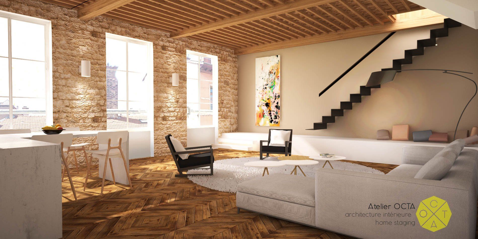 Home Staging d'un duplex à Lyon