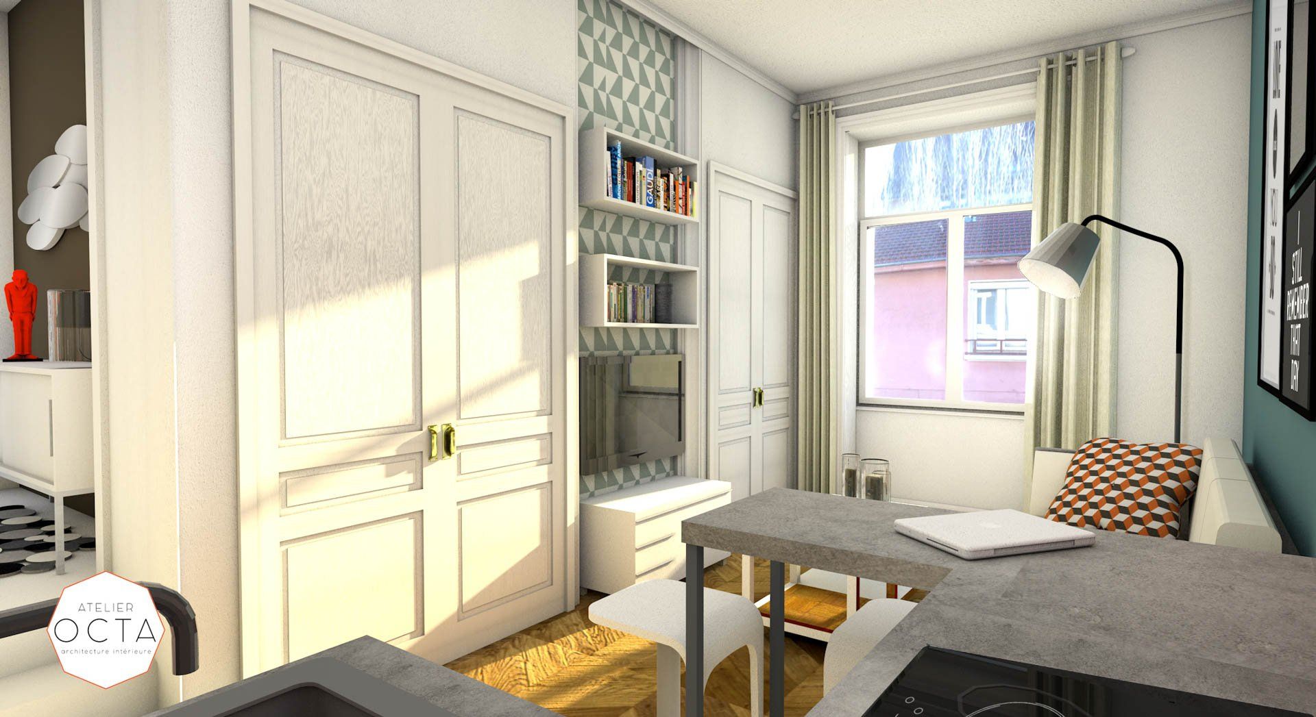 Home Staging d'un appartement à Lyon