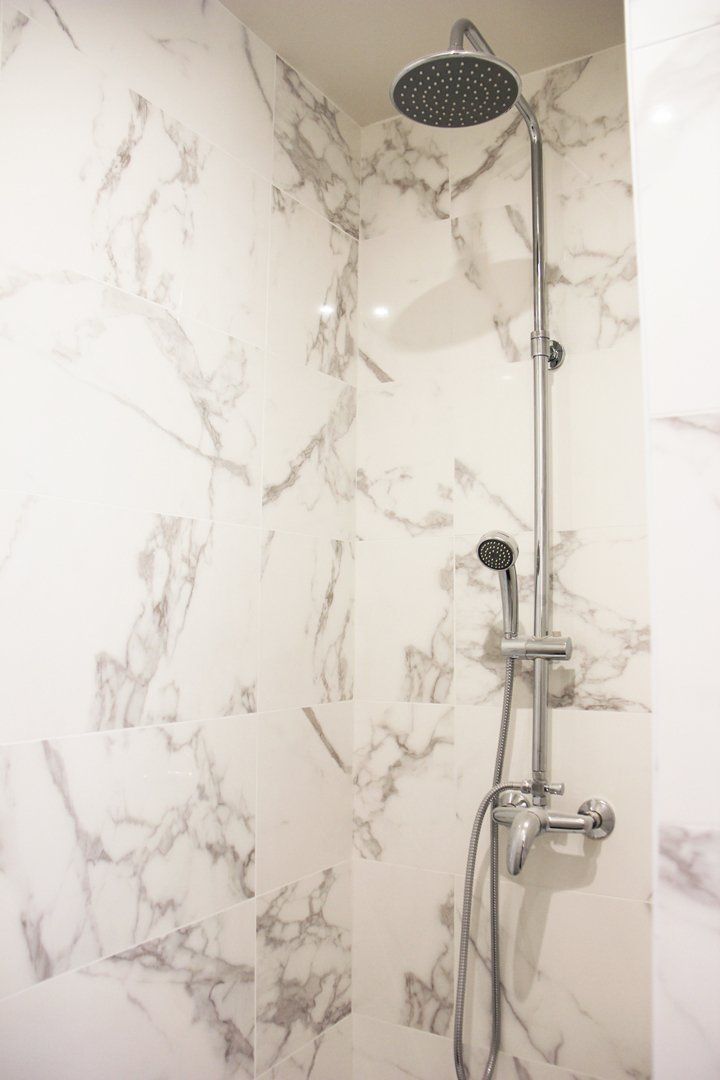 Douche à l'italienne après travaux