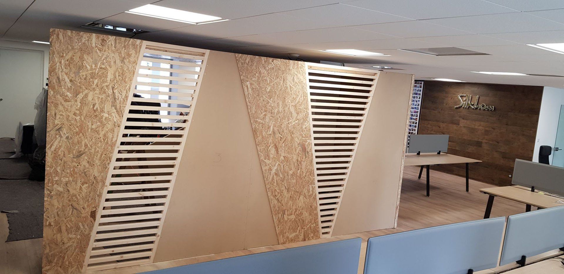 Menuiserie sur mesure pour création de cloison