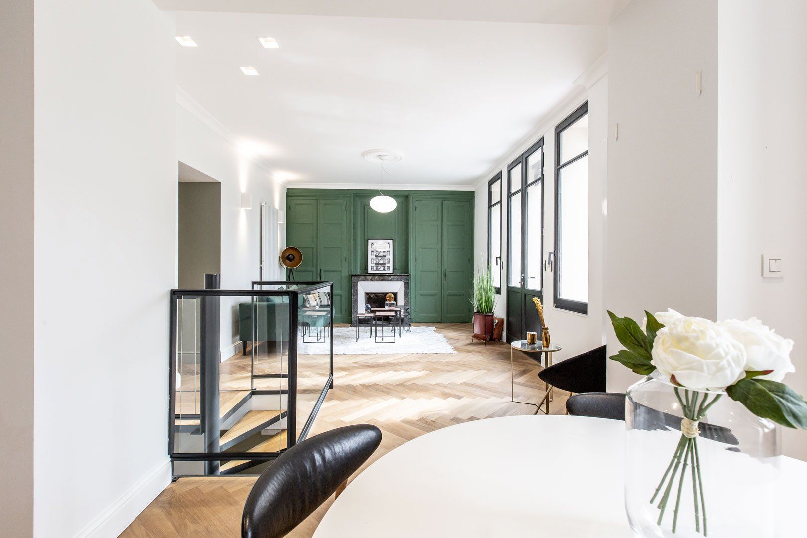 Décoration de salon et de la cuisine