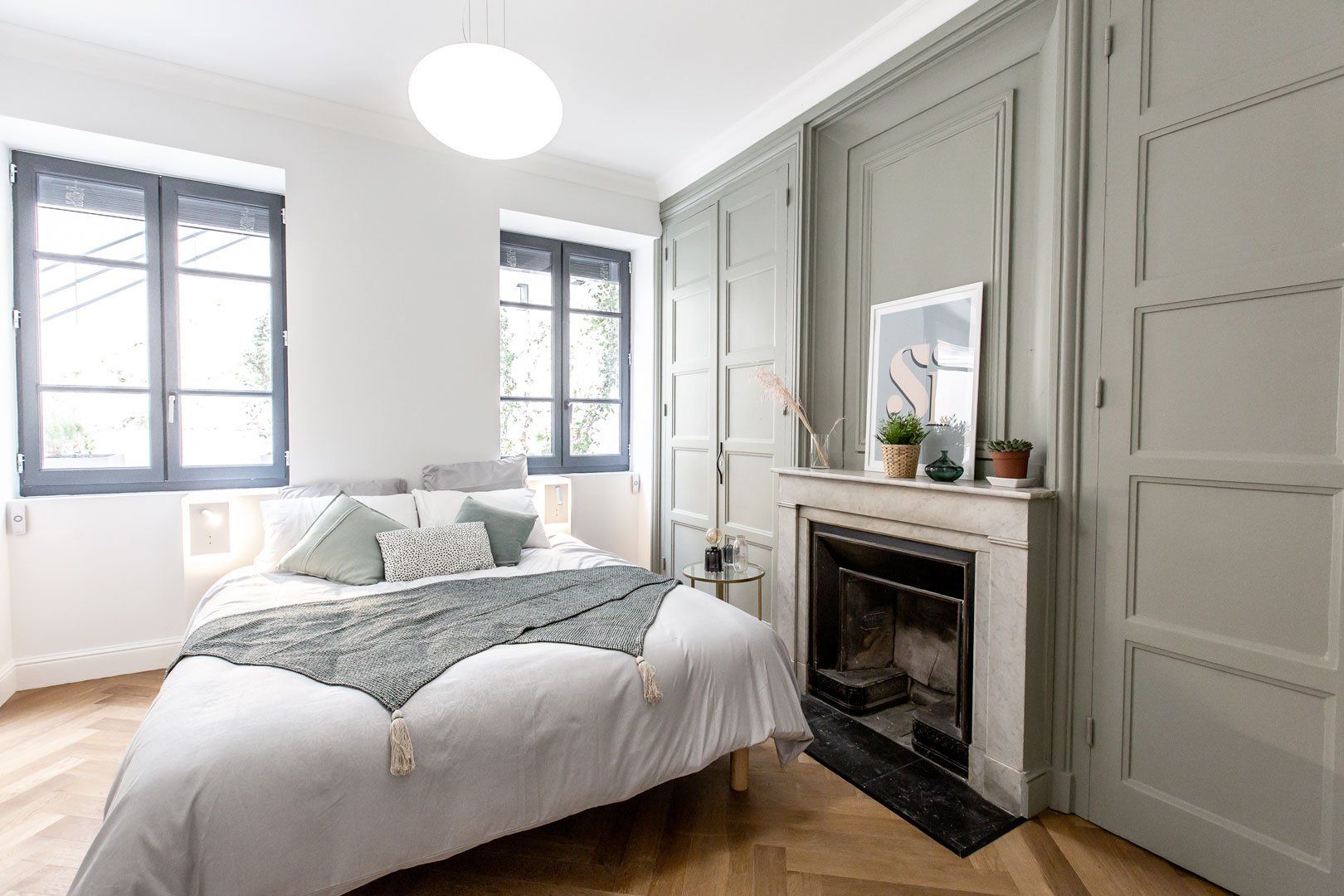 Rénovation d'une chambre avec une ambiance scandinave