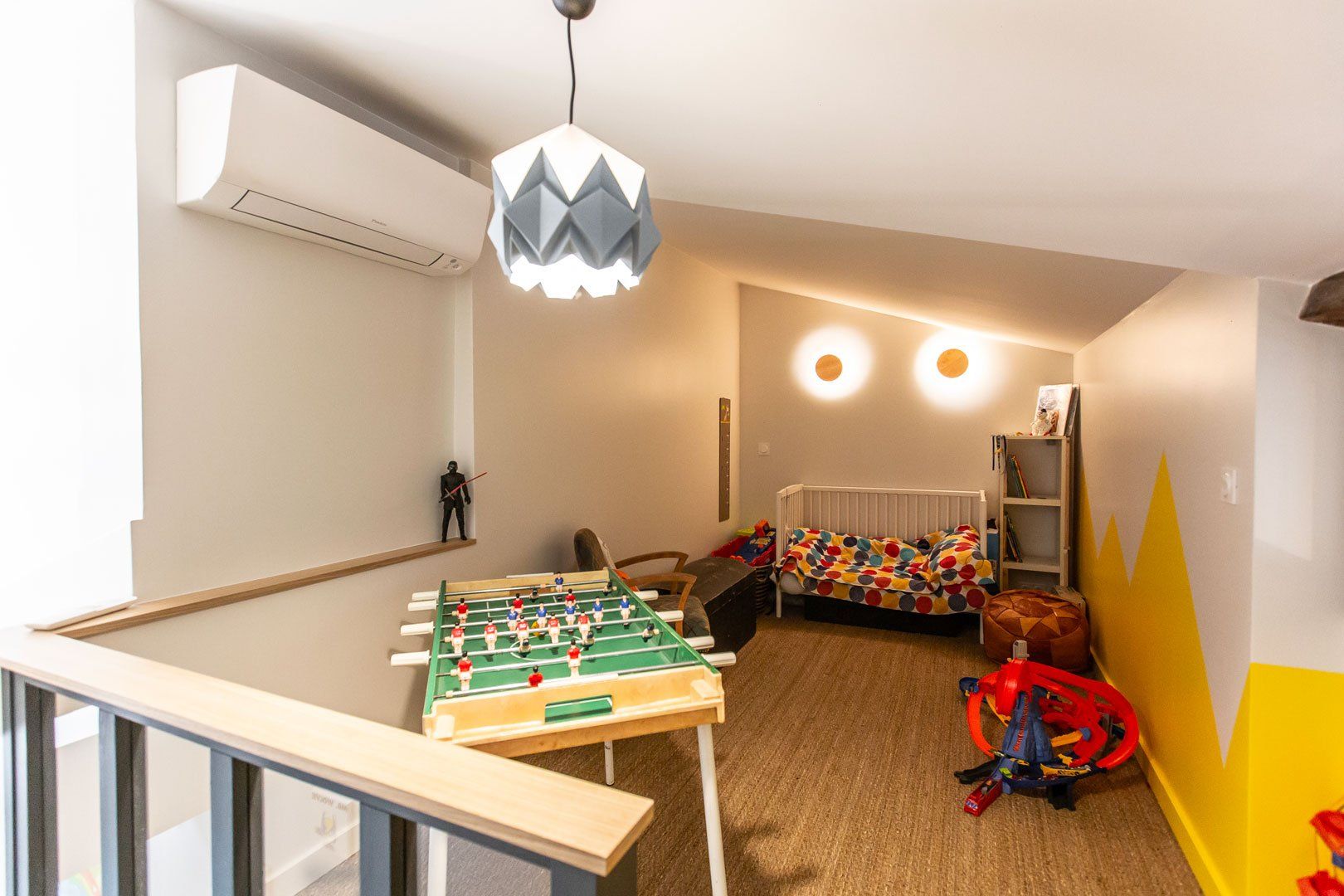Aménagement d'intérieur d'une salle de jeu