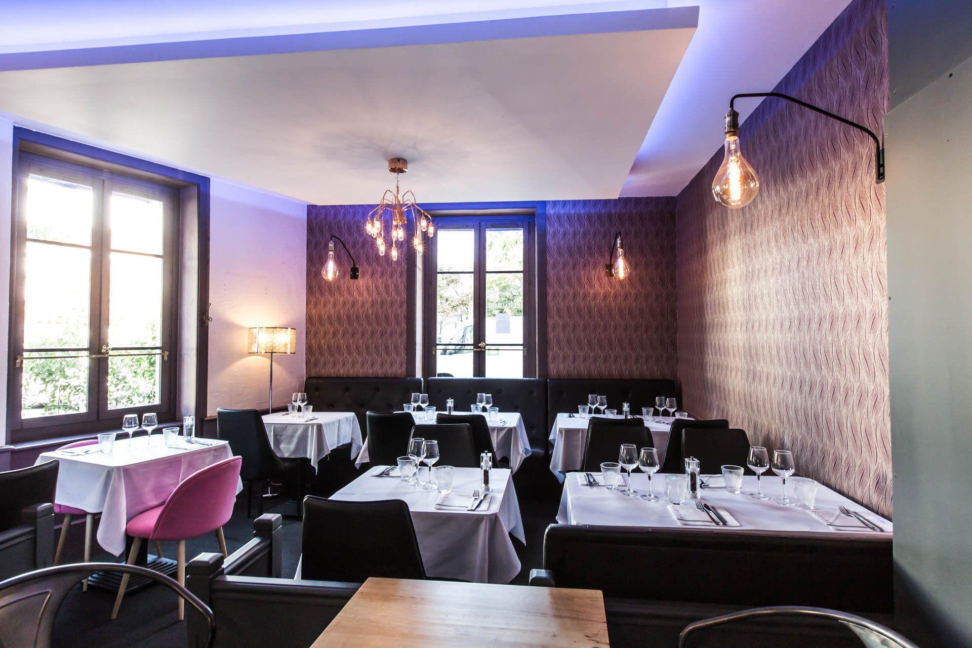 Agencement de la salle de restauration