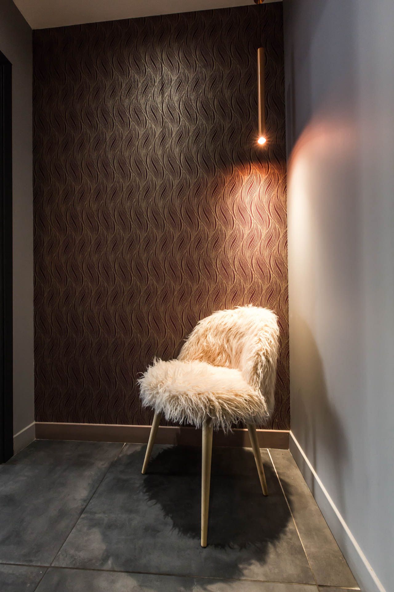 Agencement de la salle d'attente